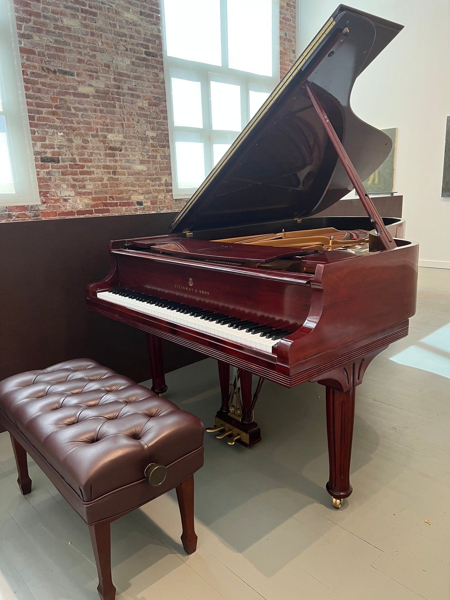 2003 Hepplewhite Steinway Grand Piano Model B | Premium Cherry