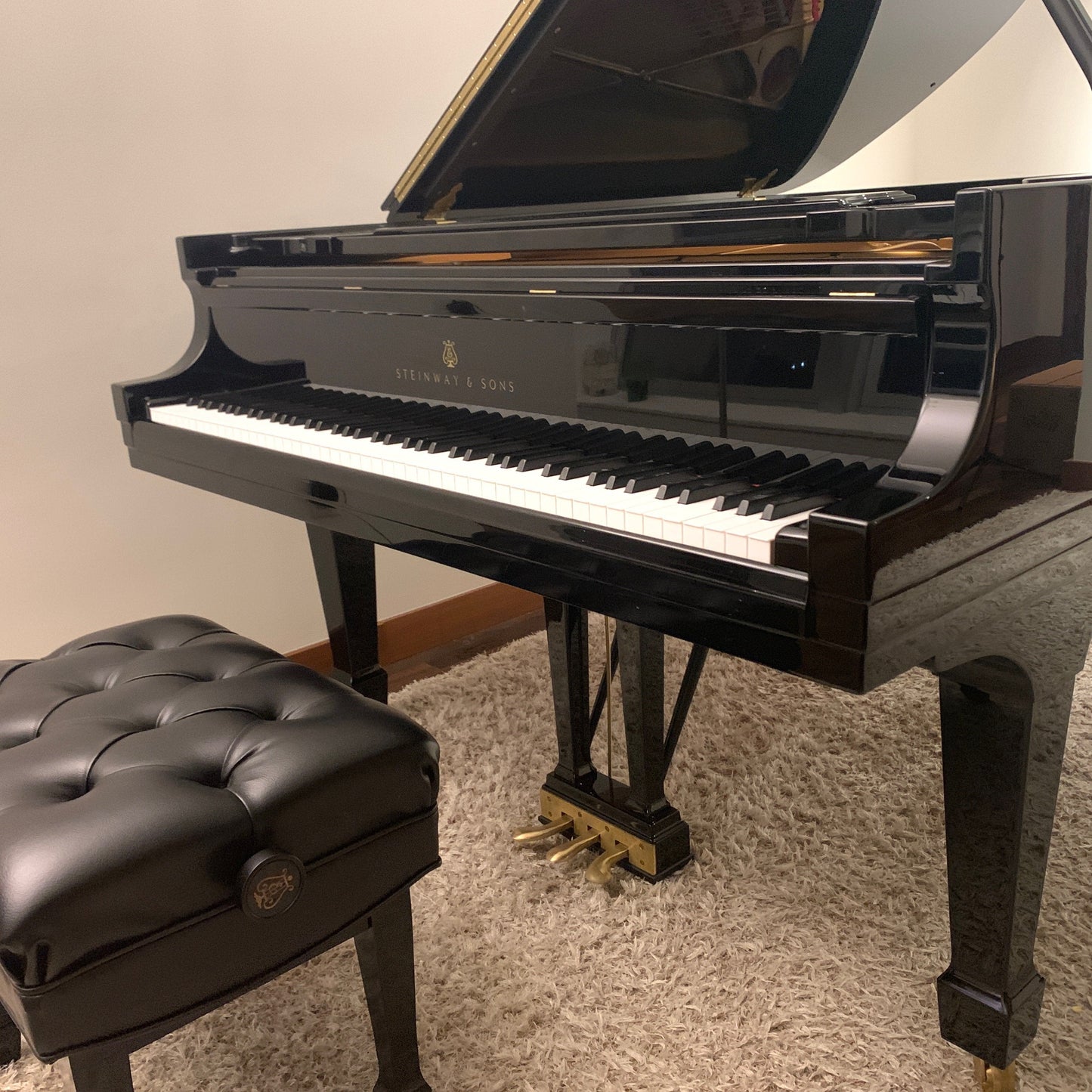 2013 Steinway Model B in High Gloss Ebony