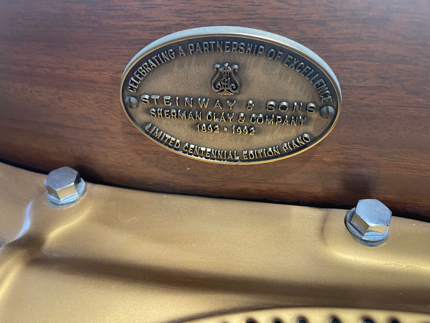 1992 Model L Steinway Limited Centennial Edition Piano | Walnut