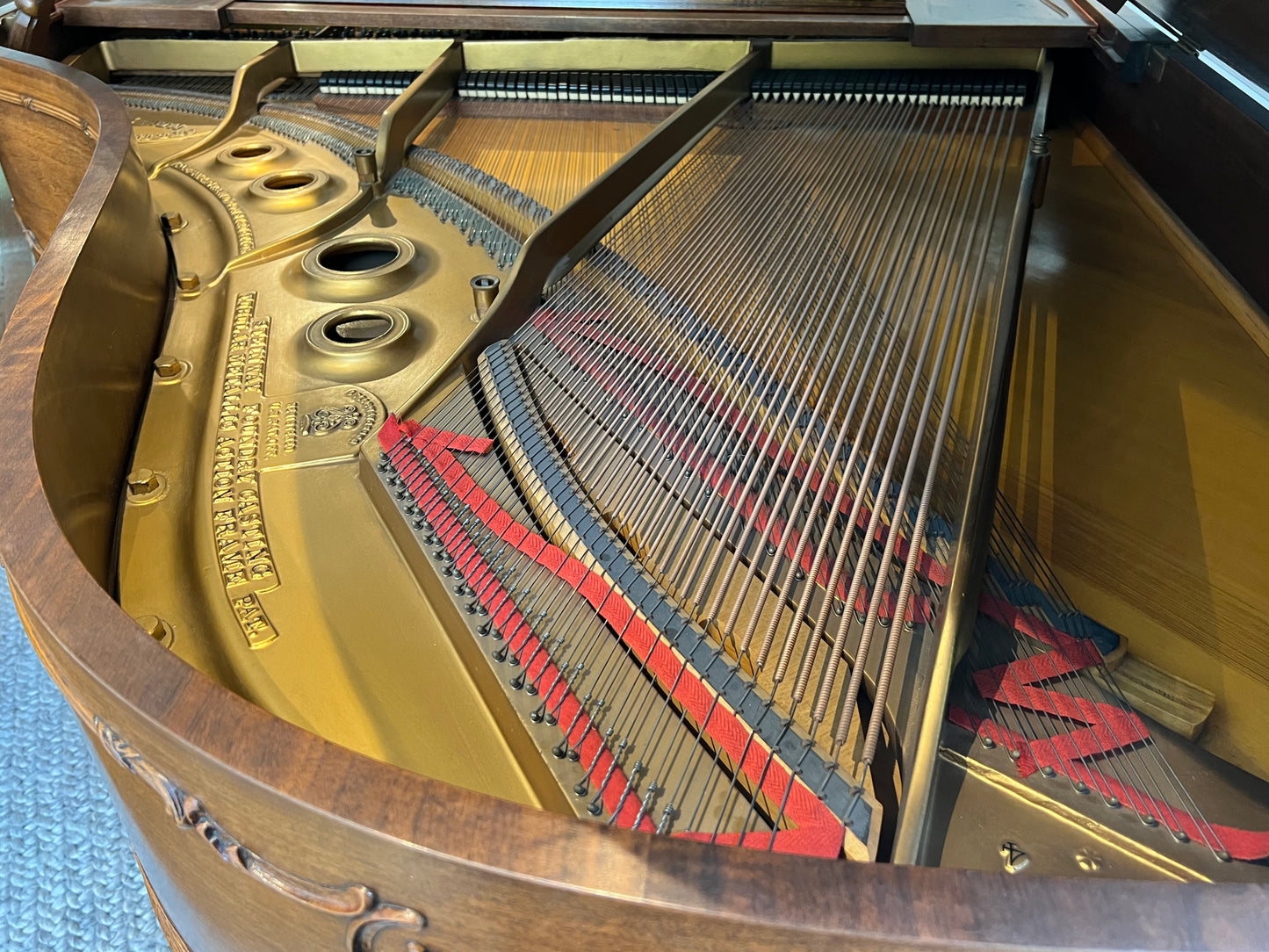 Steinway Model L Art Case LOUIS XV Style | American Walnut