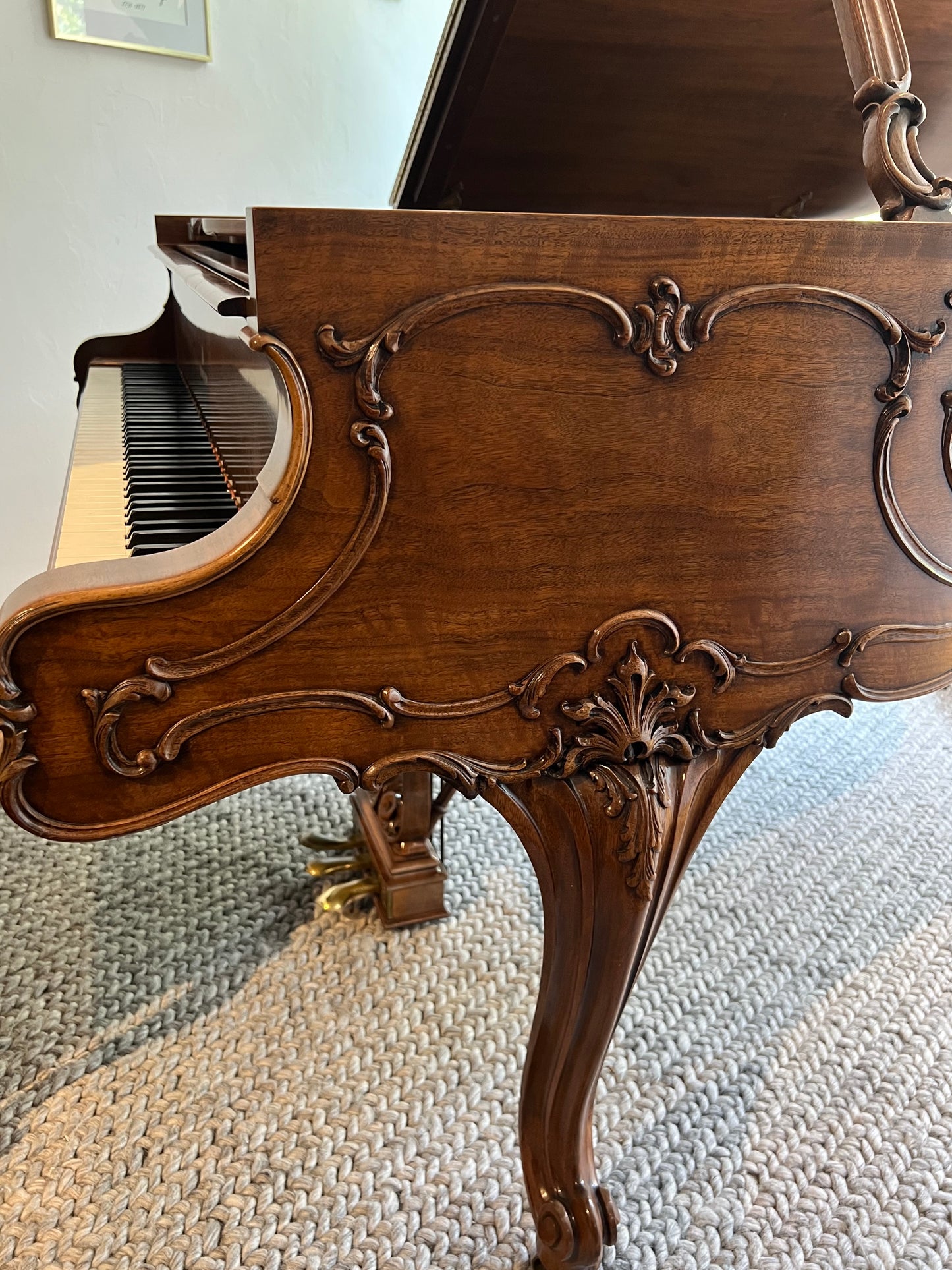 Steinway Model L Art Case LOUIS XV Style | American Walnut
