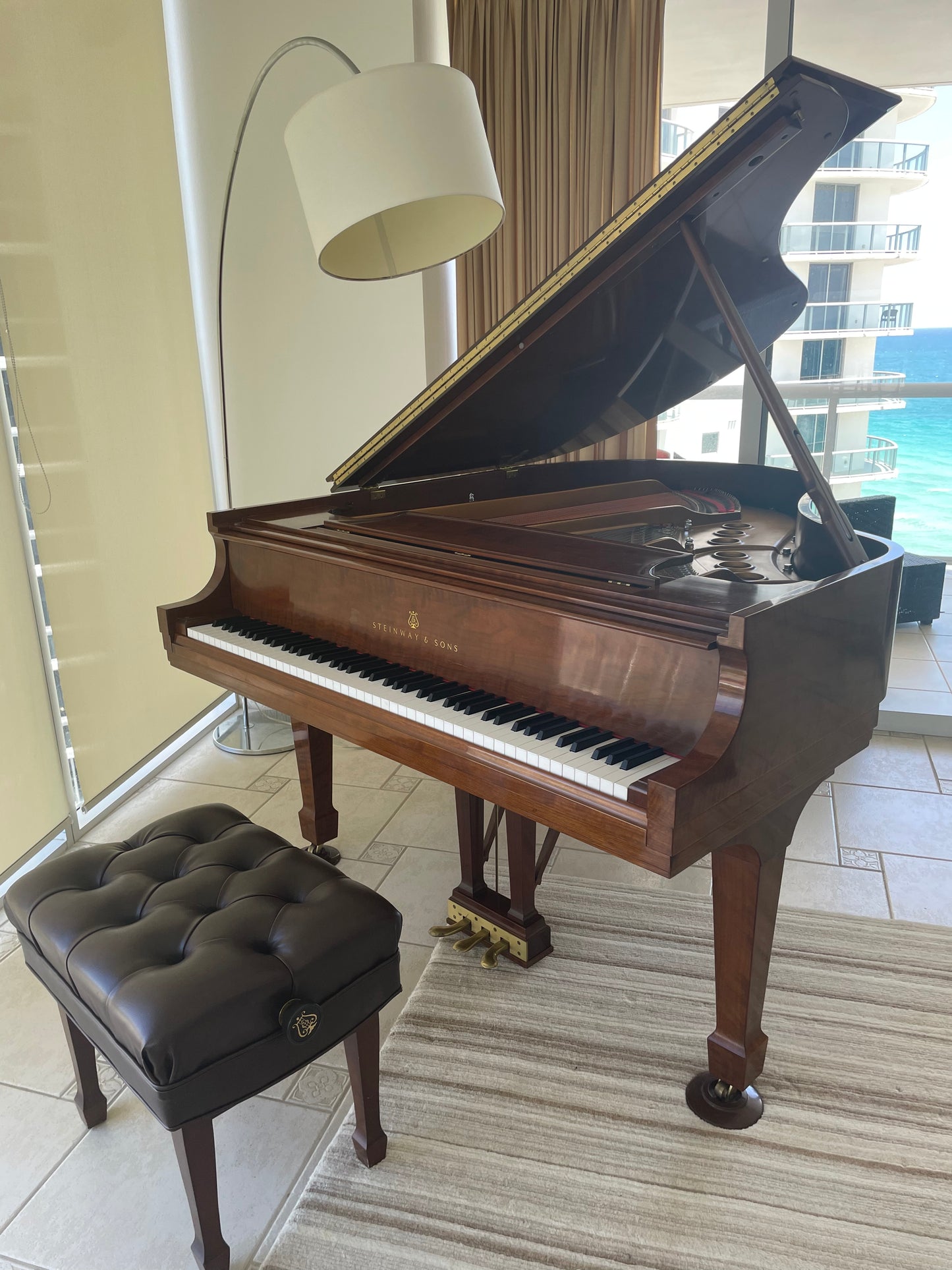 Steinway Model M Crown Jewel | 1999| iPad player system similar to Spirio