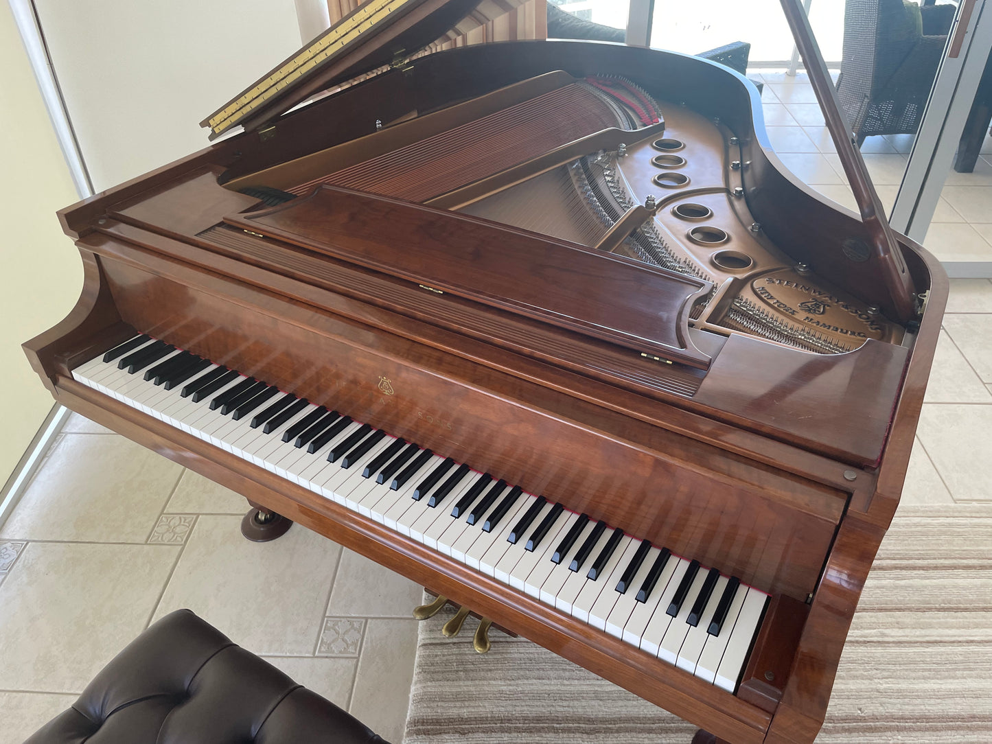 Steinway Model M Crown Jewel | 1999| iPad player system similar to Spirio