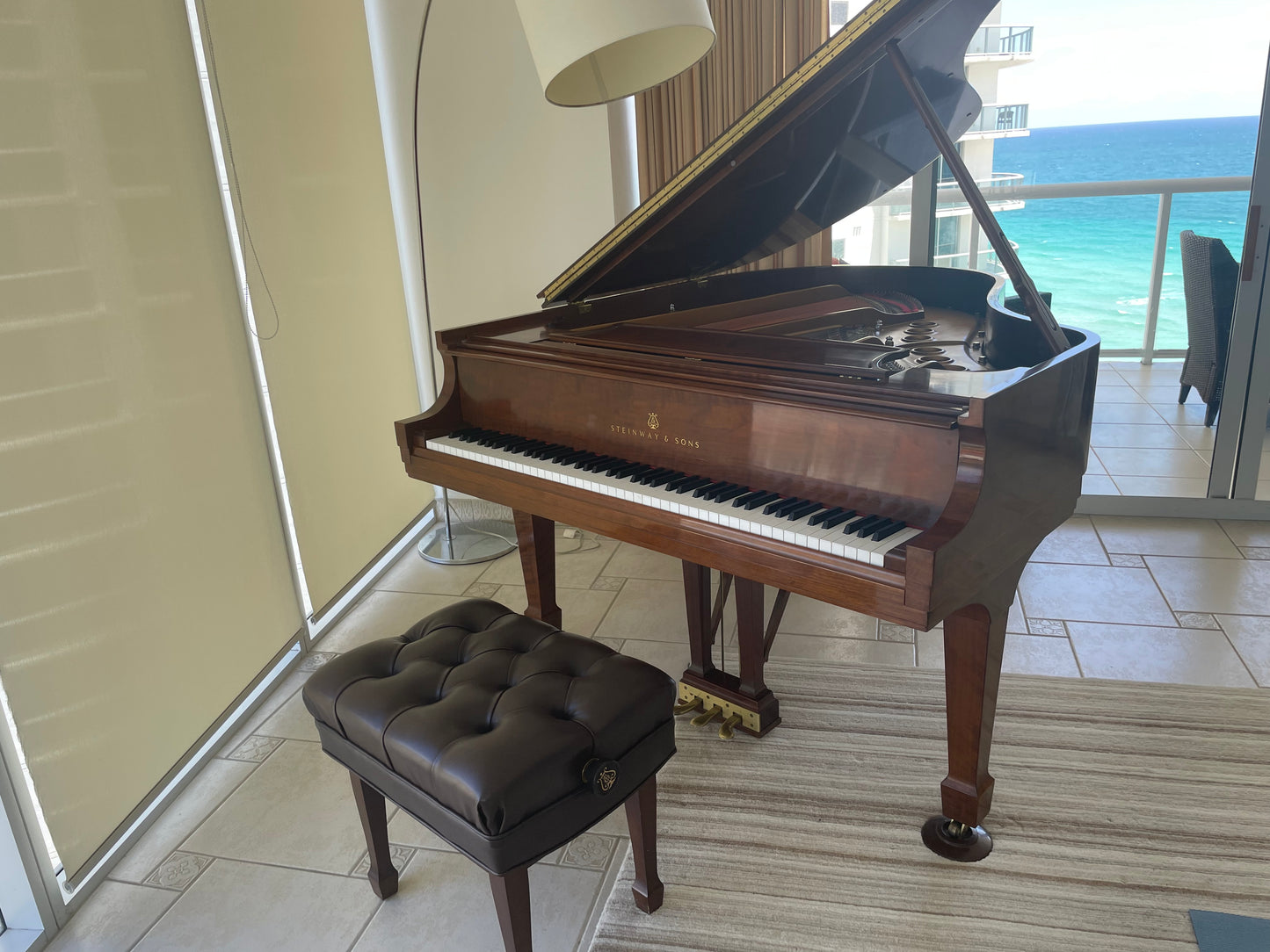 Steinway Model M Crown Jewel | 1999| iPad player system similar to Spirio