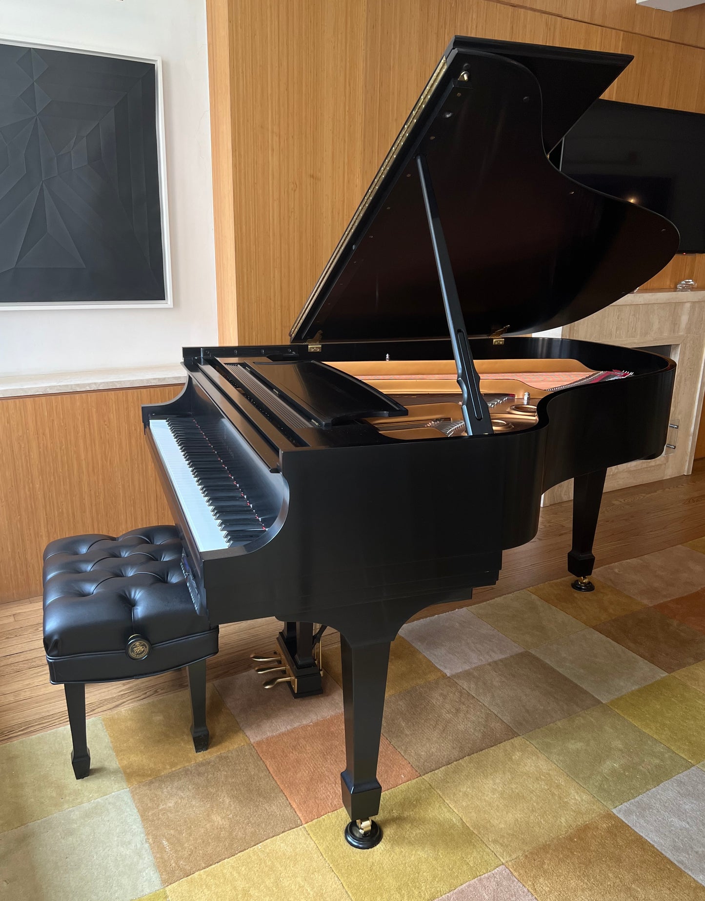 2003 Steinway Grand Piano Model L | 150th-Anniversary Limited Edition | Ebony