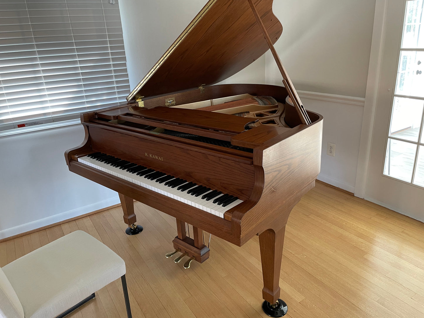 1990 Kawai KG-2E Grand Piano | Walnut