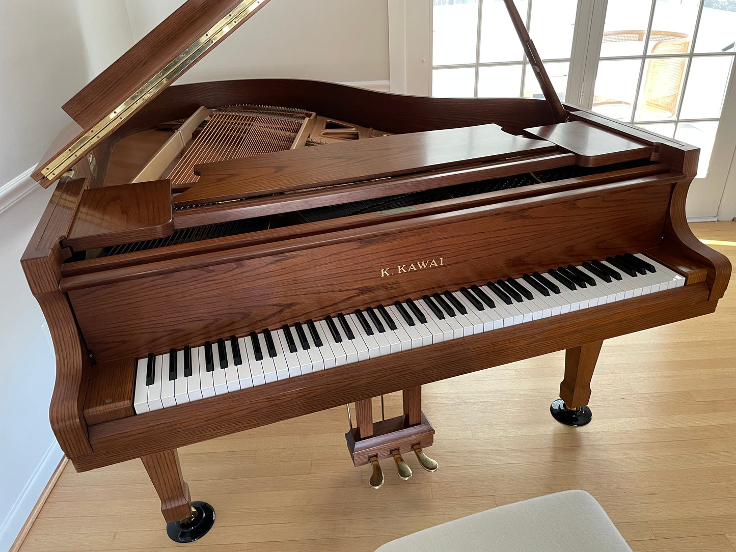 1990 Kawai KG-2E Grand Piano | Walnut