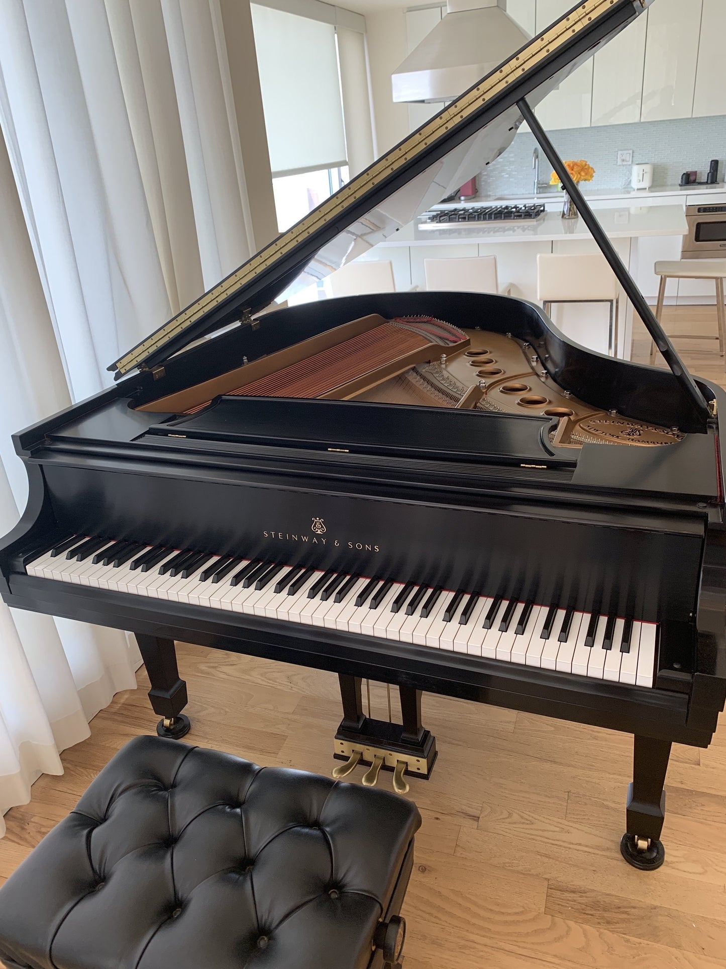 1972 Steinway Grand Piano Model M | Ebony