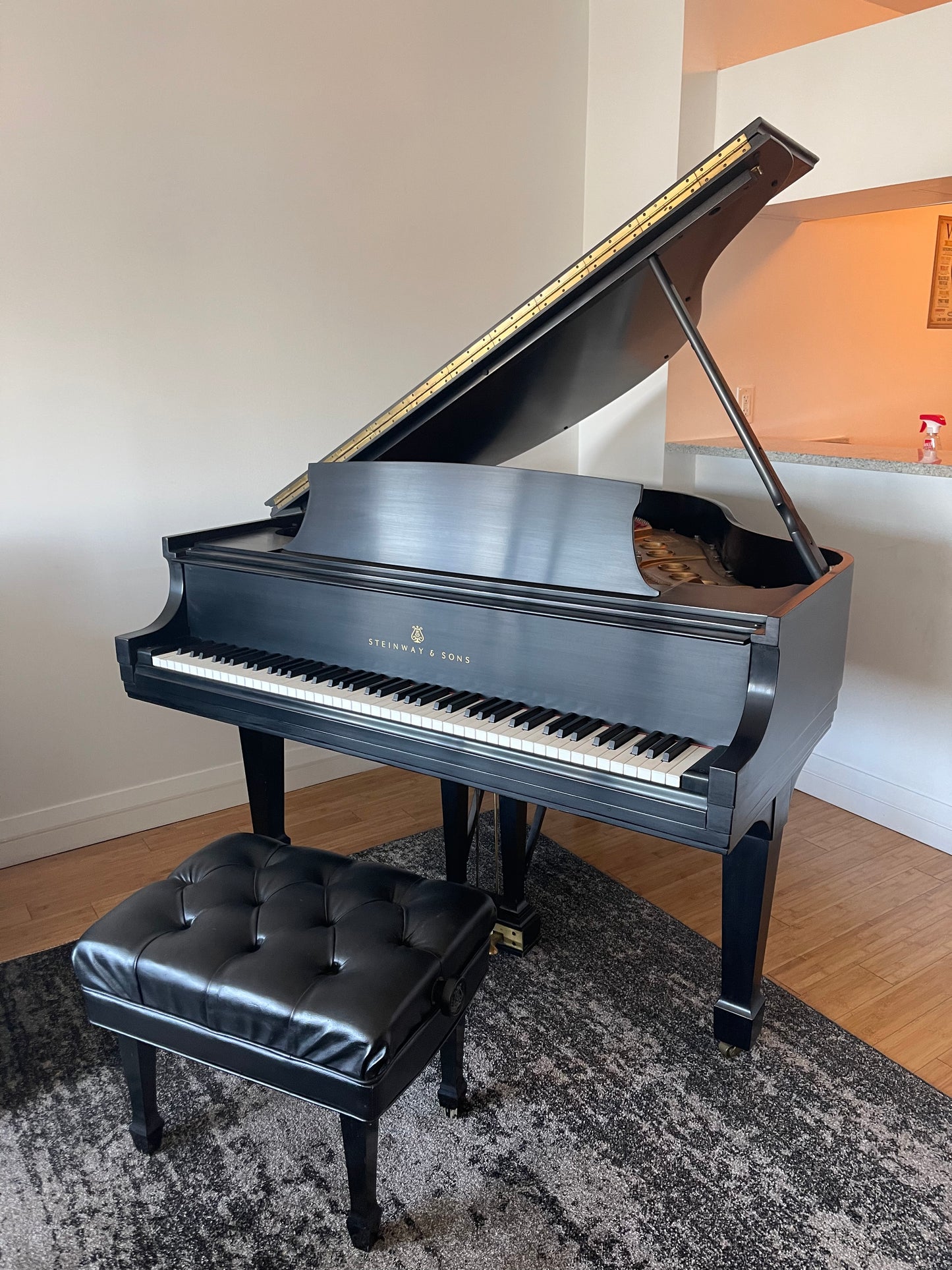 1977 Steinway Grand Piano Model S | Ebony