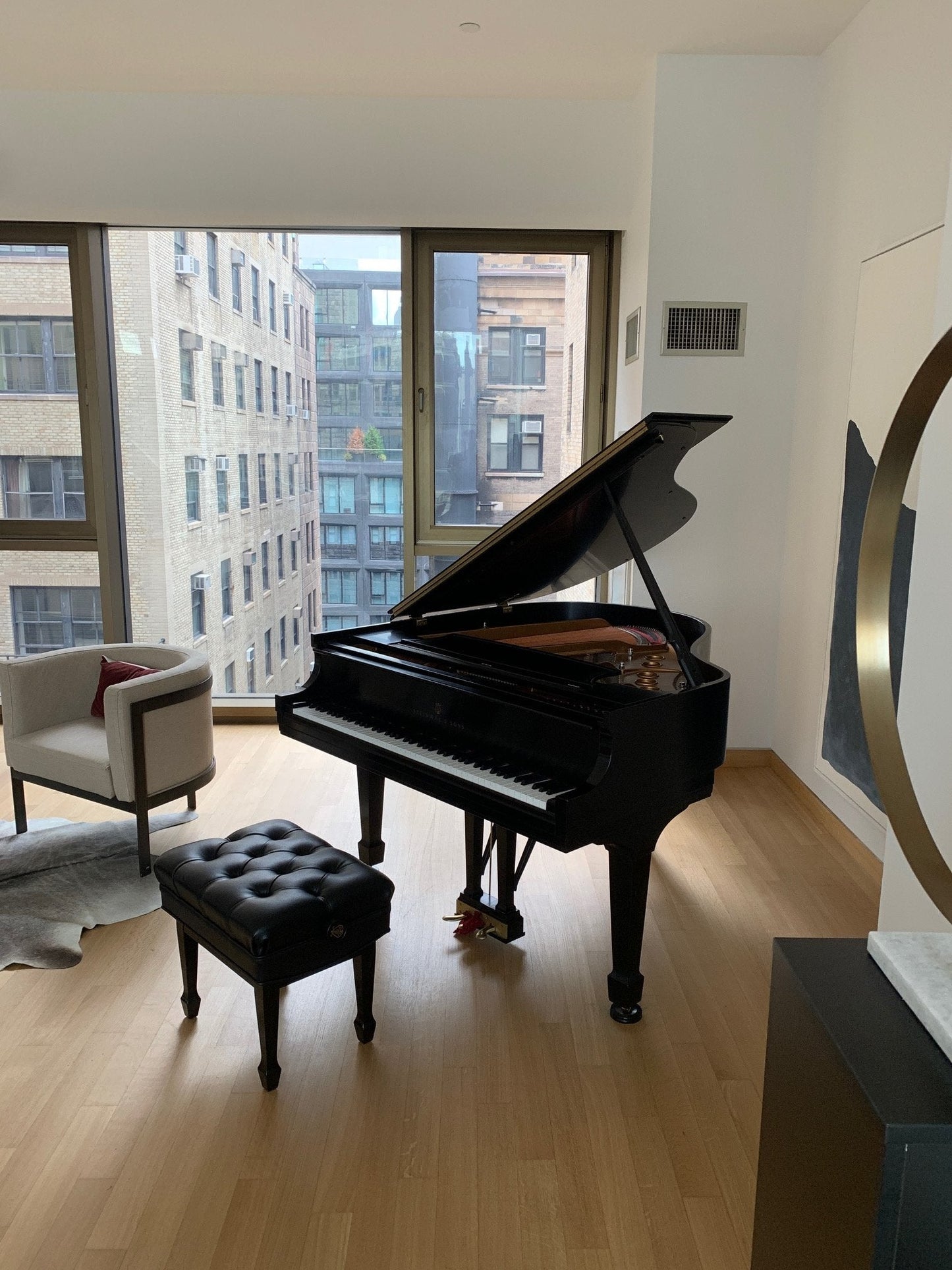 1998 Steinway Model S | Ebony