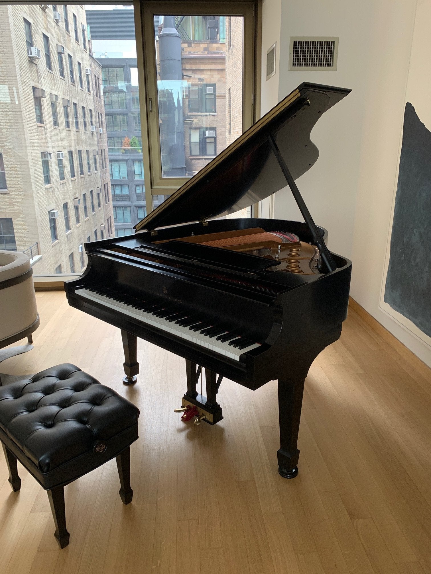 1998 Steinway Model S | Ebony – Park Avenue Pianos | Steinway Piano ...