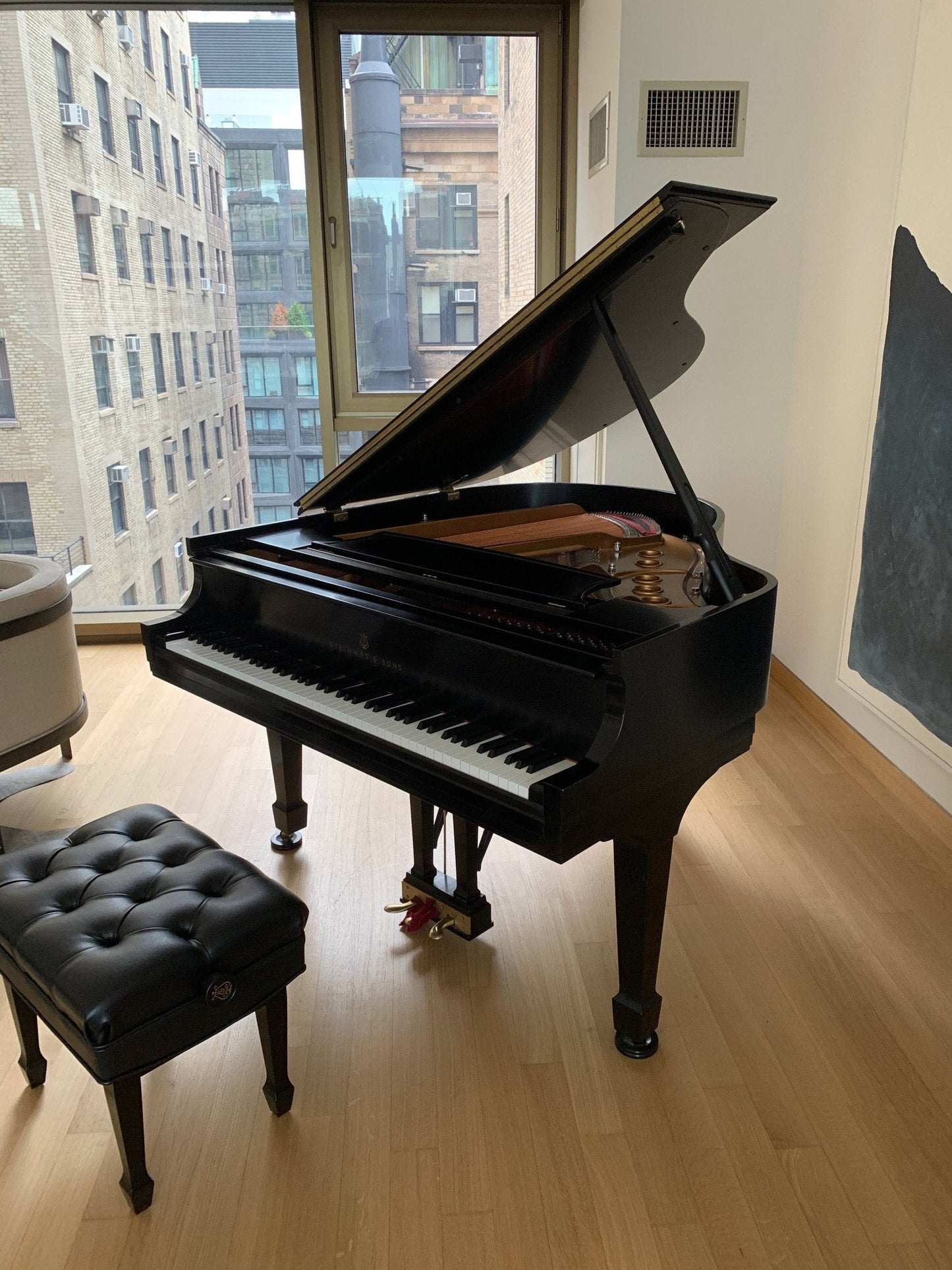 1998 Steinway Model S | Ebony