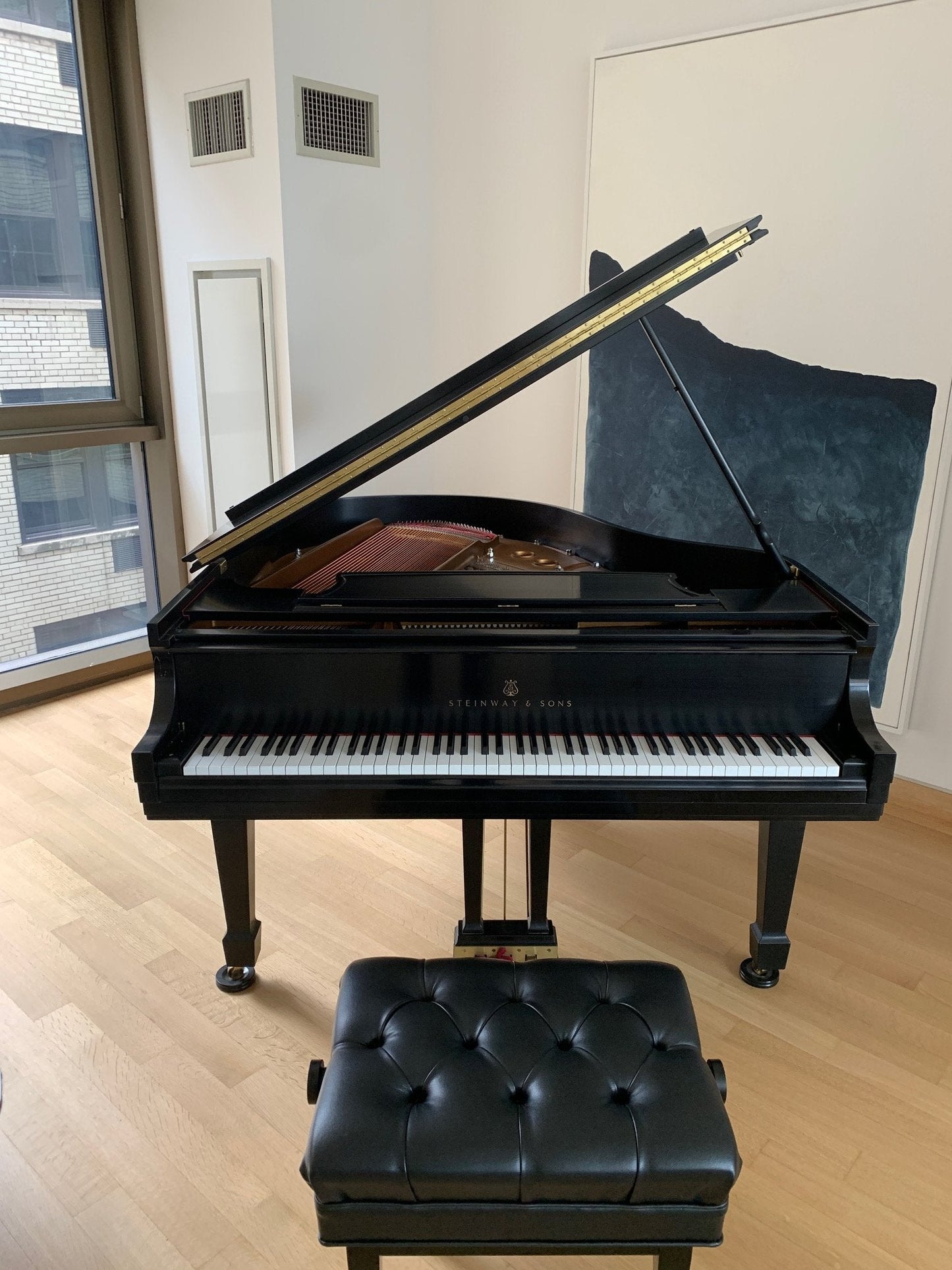 1998 Steinway Model S | Ebony