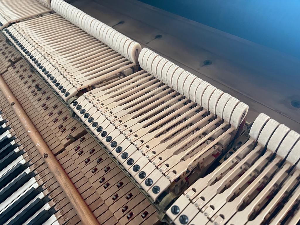 1963 Restored Steinway Grand Piano Model S with Steinway Parts | Ebony