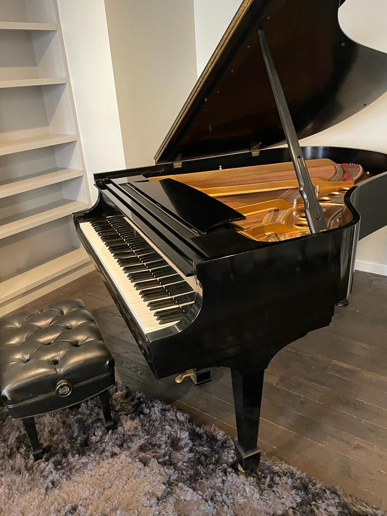 1987 Steinway Grand Piano Model M | Semi-Gloss Ebony