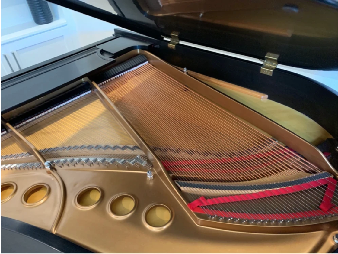 2014 Steinway Model M | Satin Ebony | Pre-Owned in Like-New Condition