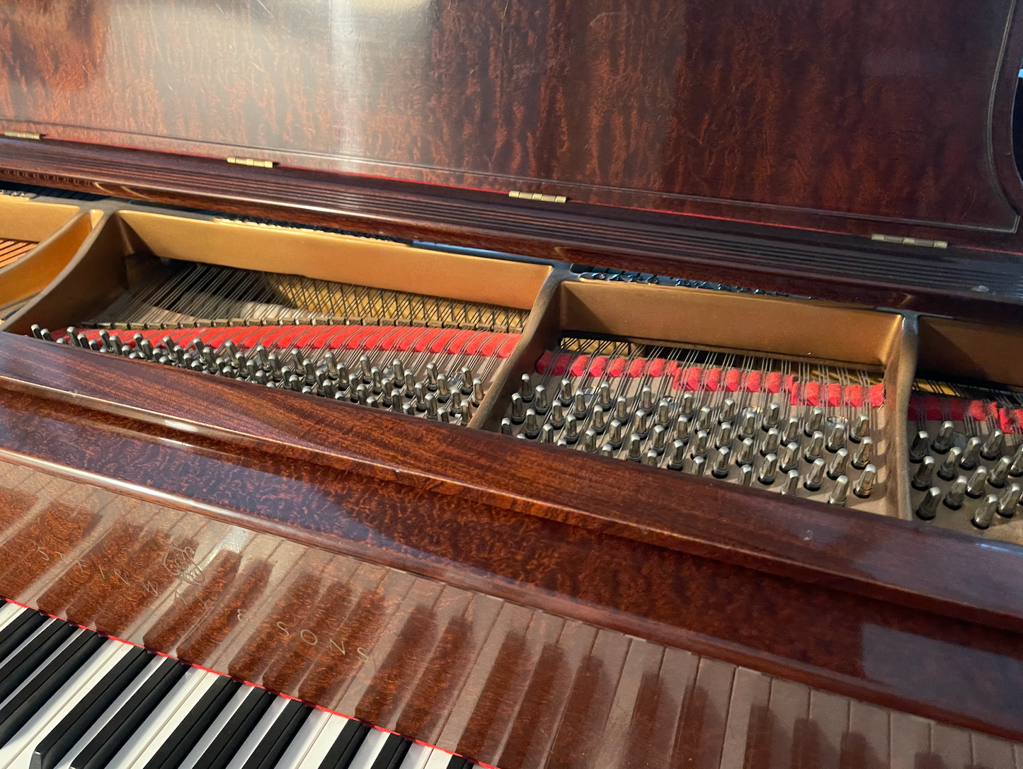 2001 Steinway Grand Piano Model L | Crown Jewel Collection | African Pommele