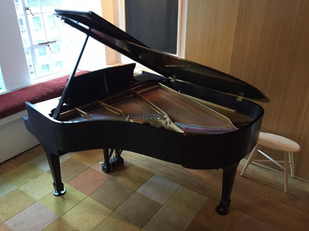 Steinway model L soundboard