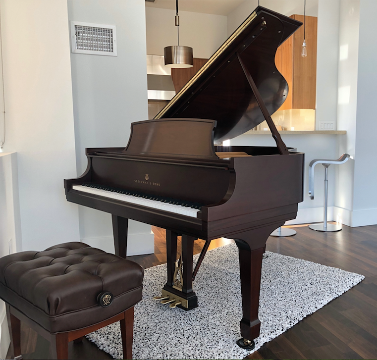2001 Steinway Model S Grand Piano | Walnut Crown Jewel