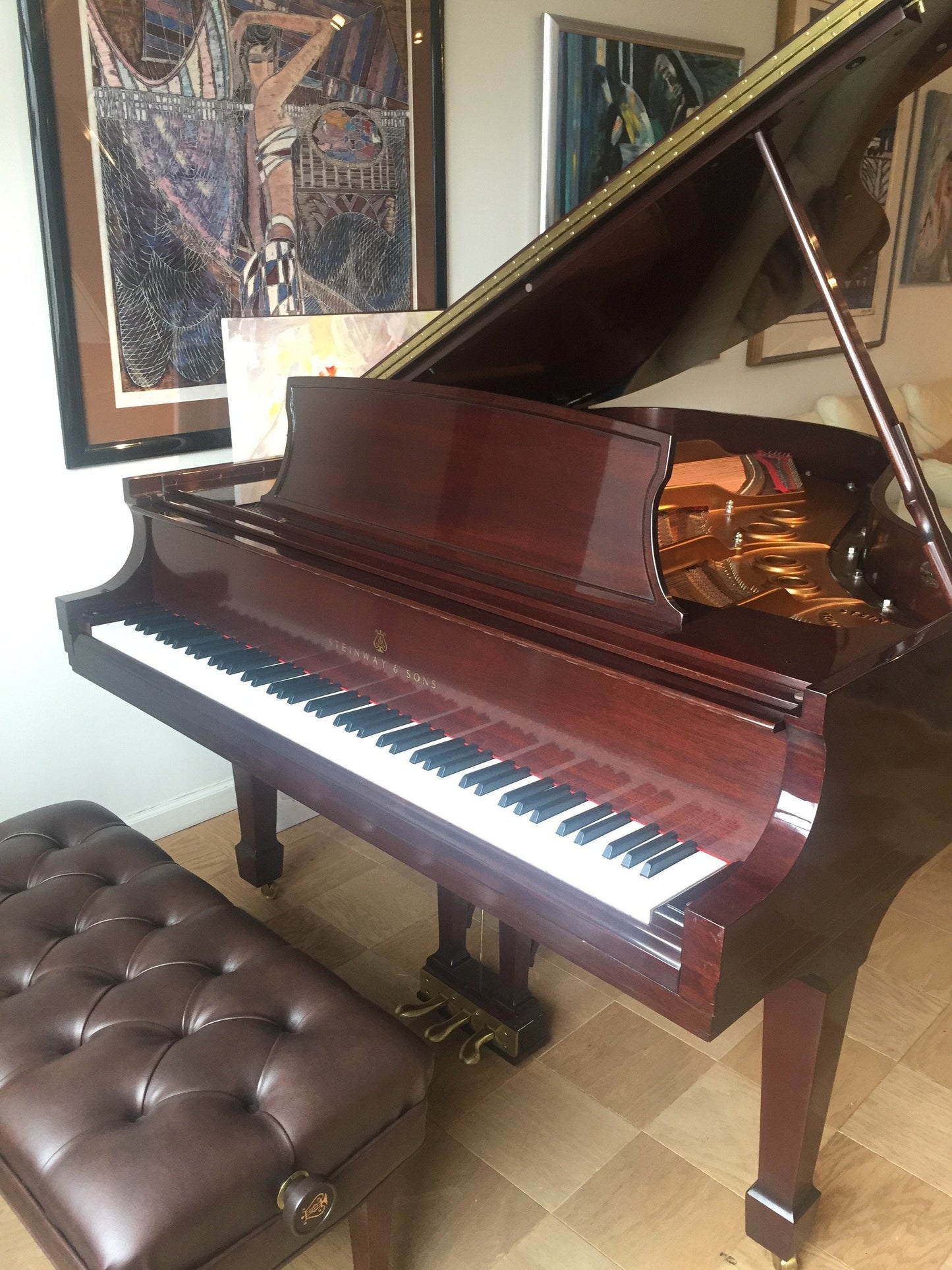 2001 Steinway Grand Piano Model L | Mahogany