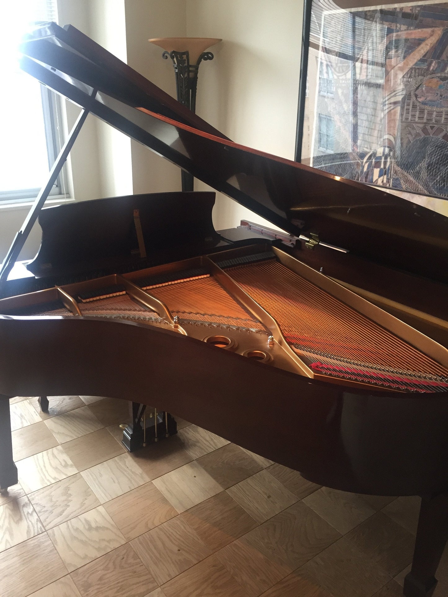 2001 Steinway Grand Piano Model L | Mahogany