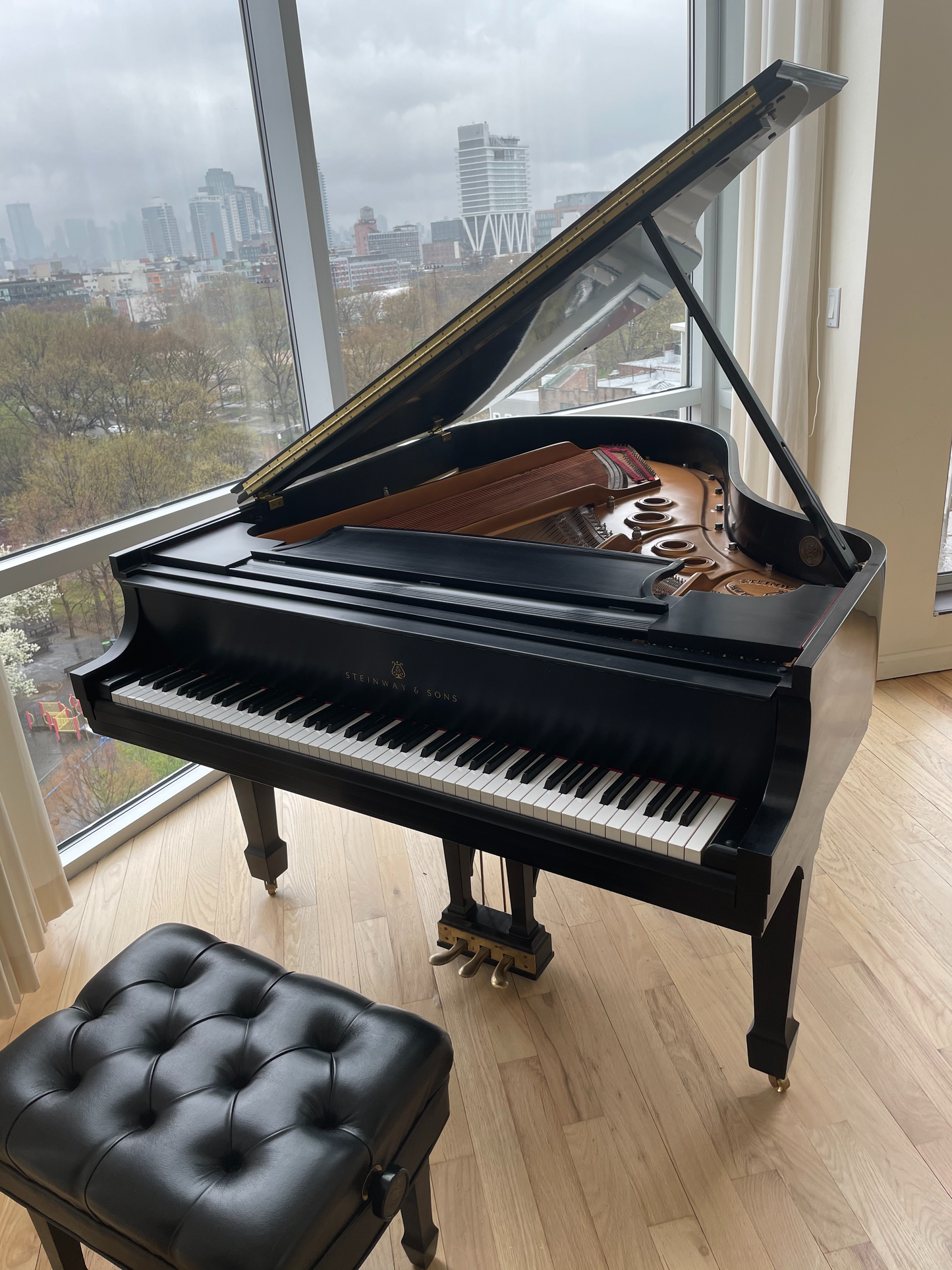 2003 Steinway Grand Piano Model L | 150th-Anniversary Limited Edition | Ebony