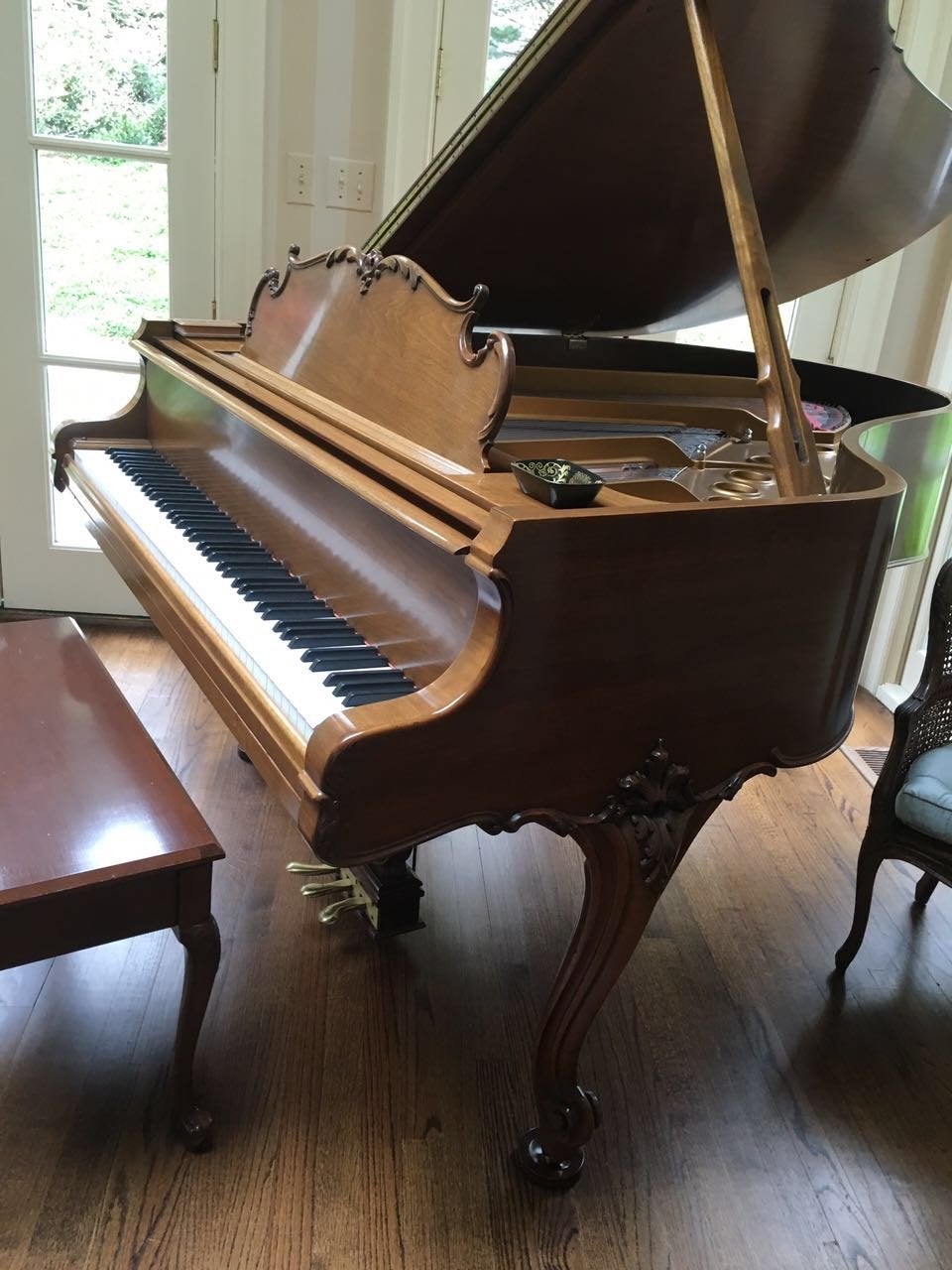 Steinway Model M Grand Piano Louis XV special edition