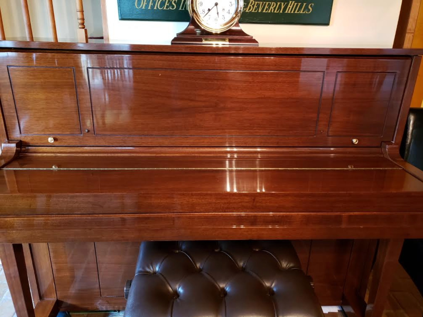 2004 Steinway Upright 1098 Crown Jewel  | Walnut