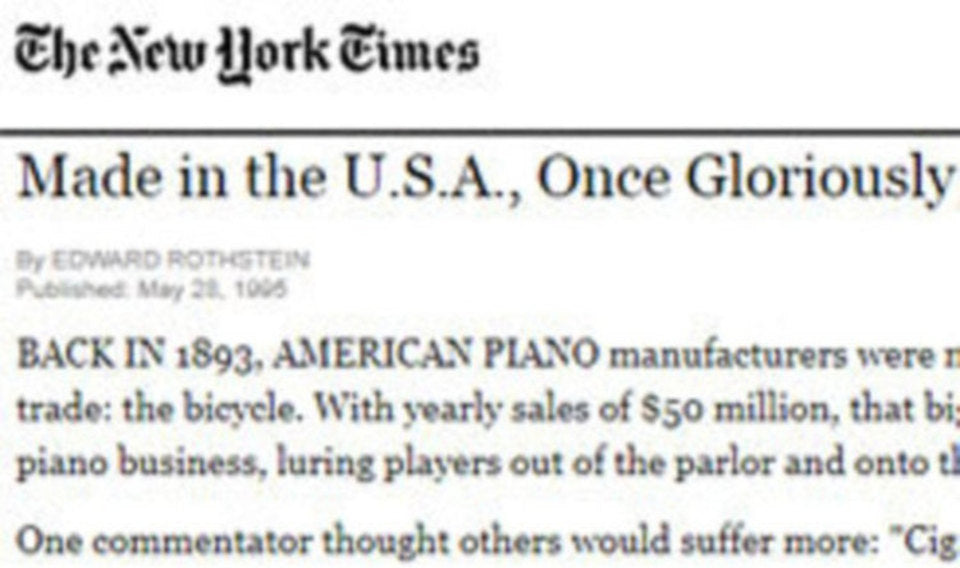 Steinway Grand Pianos In the News
