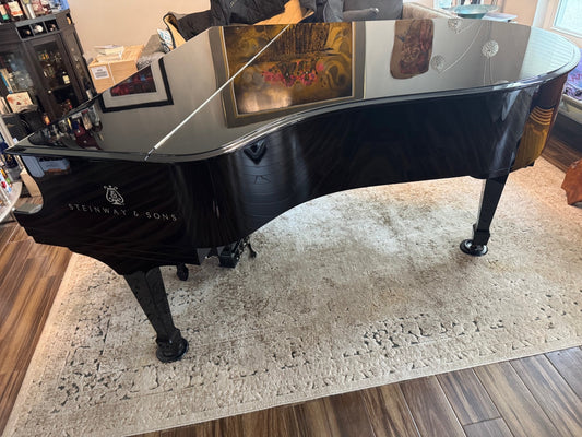 2017 Steinway Model O | High Gloss Ebony | Sterling Silver Edition | IPad Player System Similar to Spirio