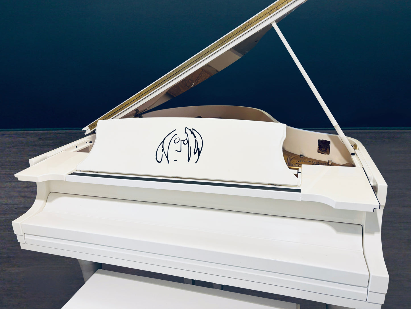 Rare John Lennon "Self Portrait" Steinway Model O | Purchased New in 2011