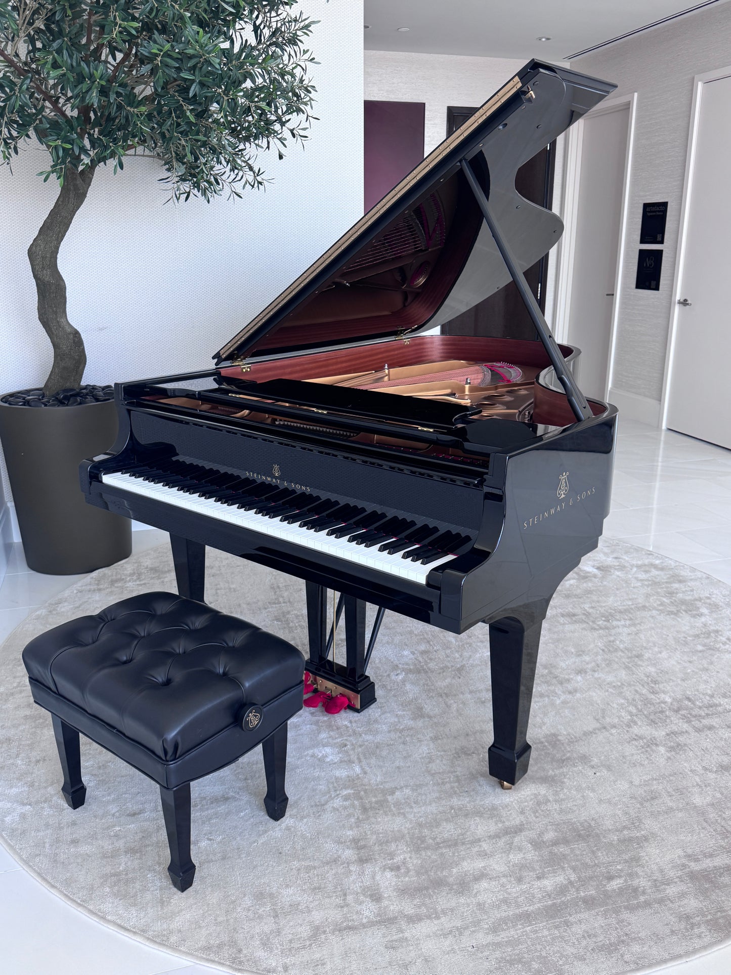 Steinway Model B | Sold New in 2022 | High Gloss Ebony