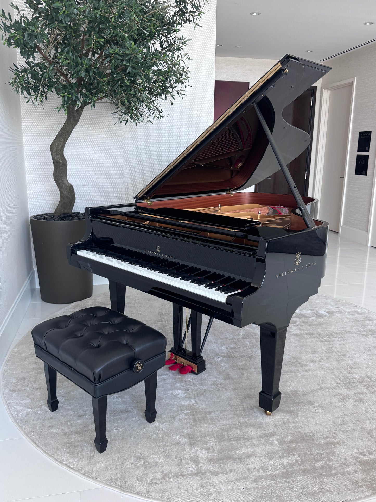 Steinway Model B | Sold New in 2022 | High Gloss Ebony
