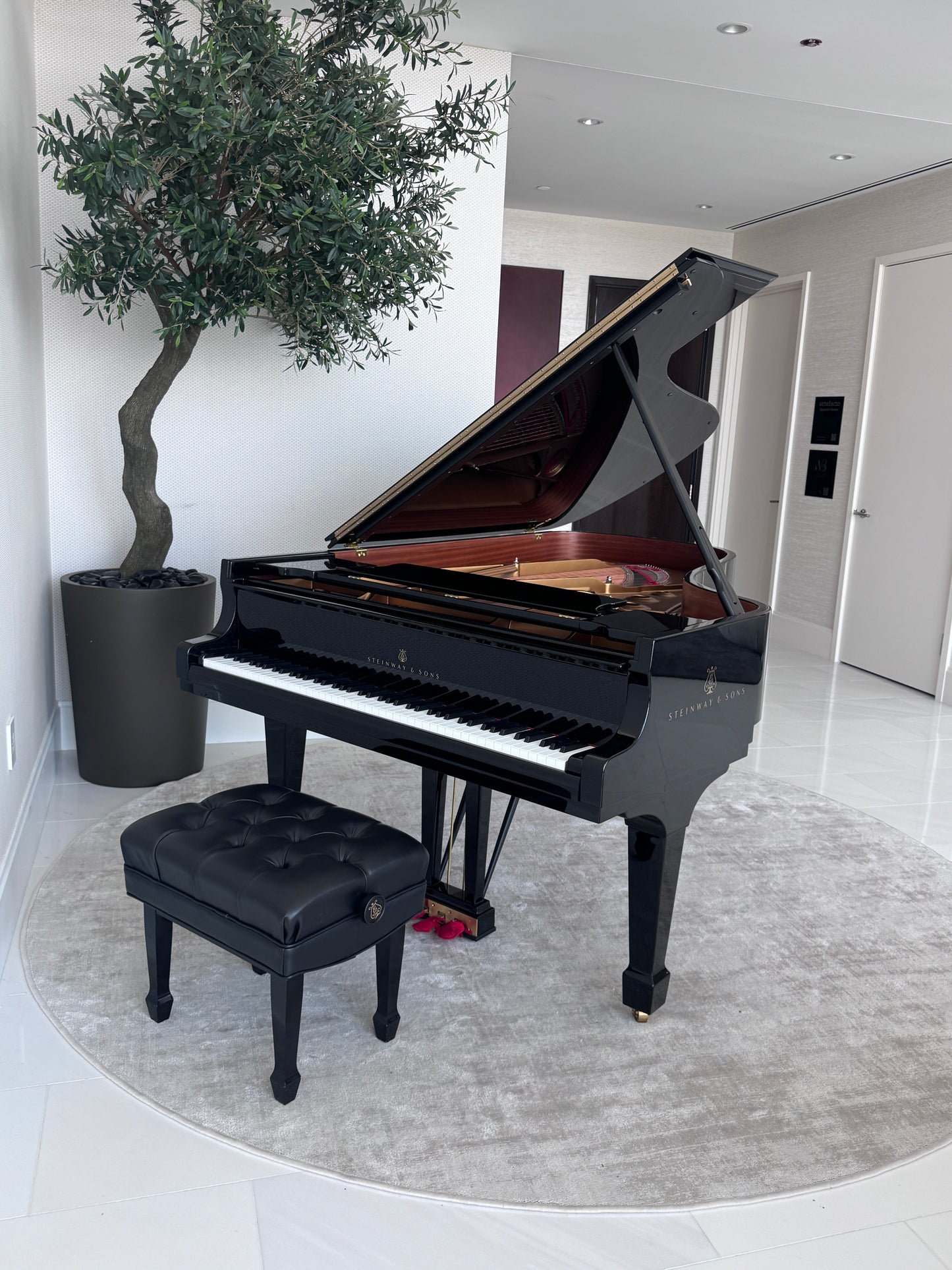 Steinway Model B | Sold New in 2022 | High Gloss Ebony