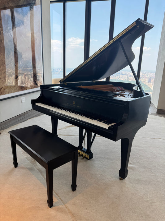 2002 Steinway Model L | Ebony