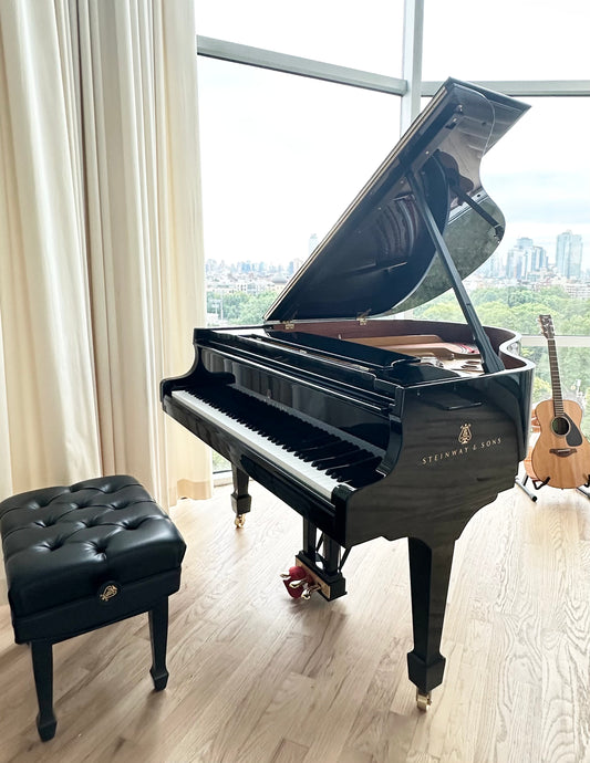 2024 Steinway Model S | High Gloss Ebony