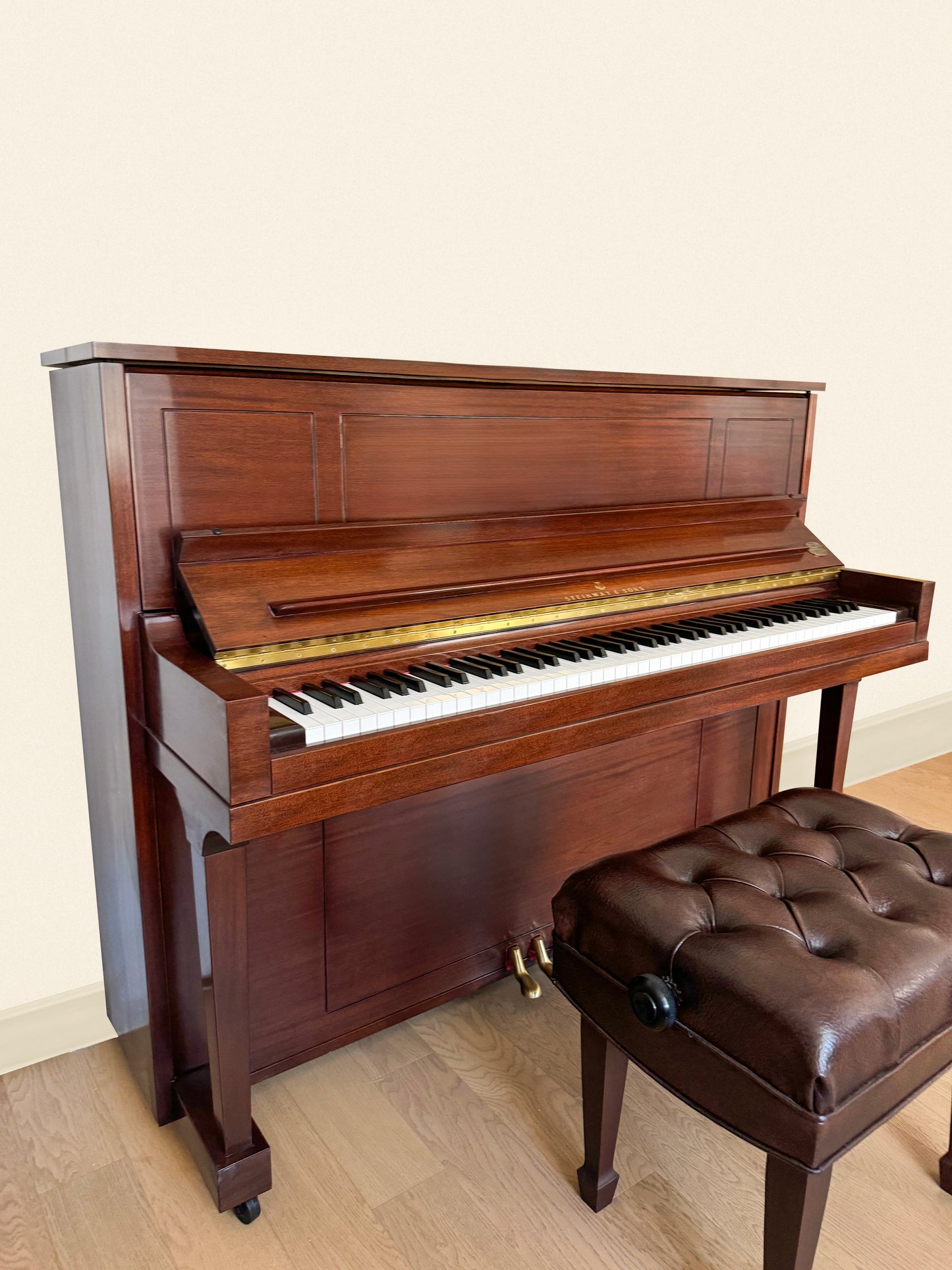 2016 Steinway Upright Model 1098 | Mahogany