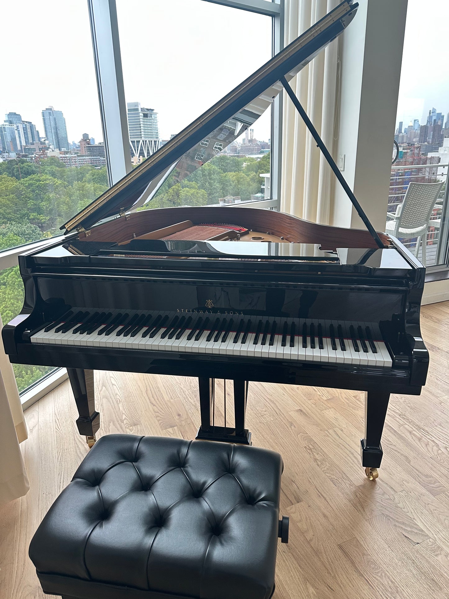 2024 Steinway Model S | High Gloss Ebony