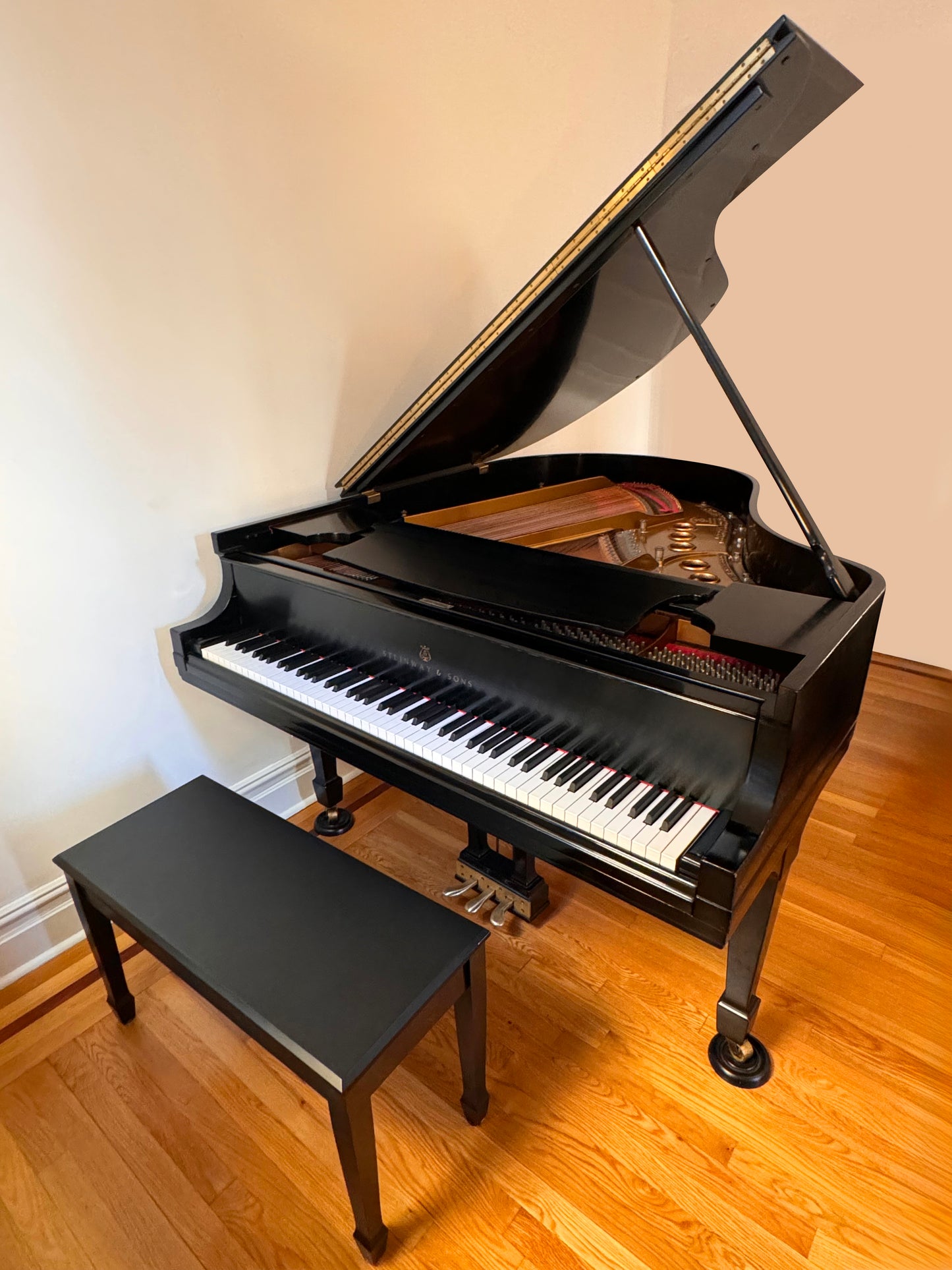 Steinway Model M | Ebony | 1968