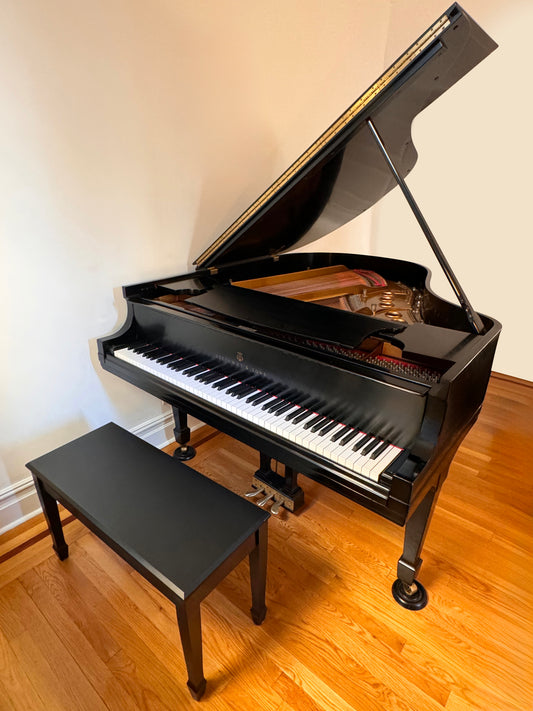 Steinway Model M | Ebony | 1968