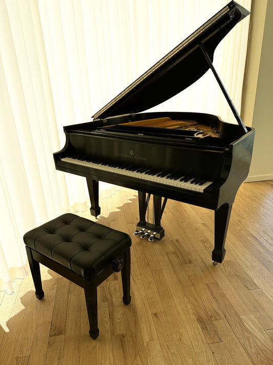 2007 Steinway Model S | Ebony | IPad Player System Similar to Spirio