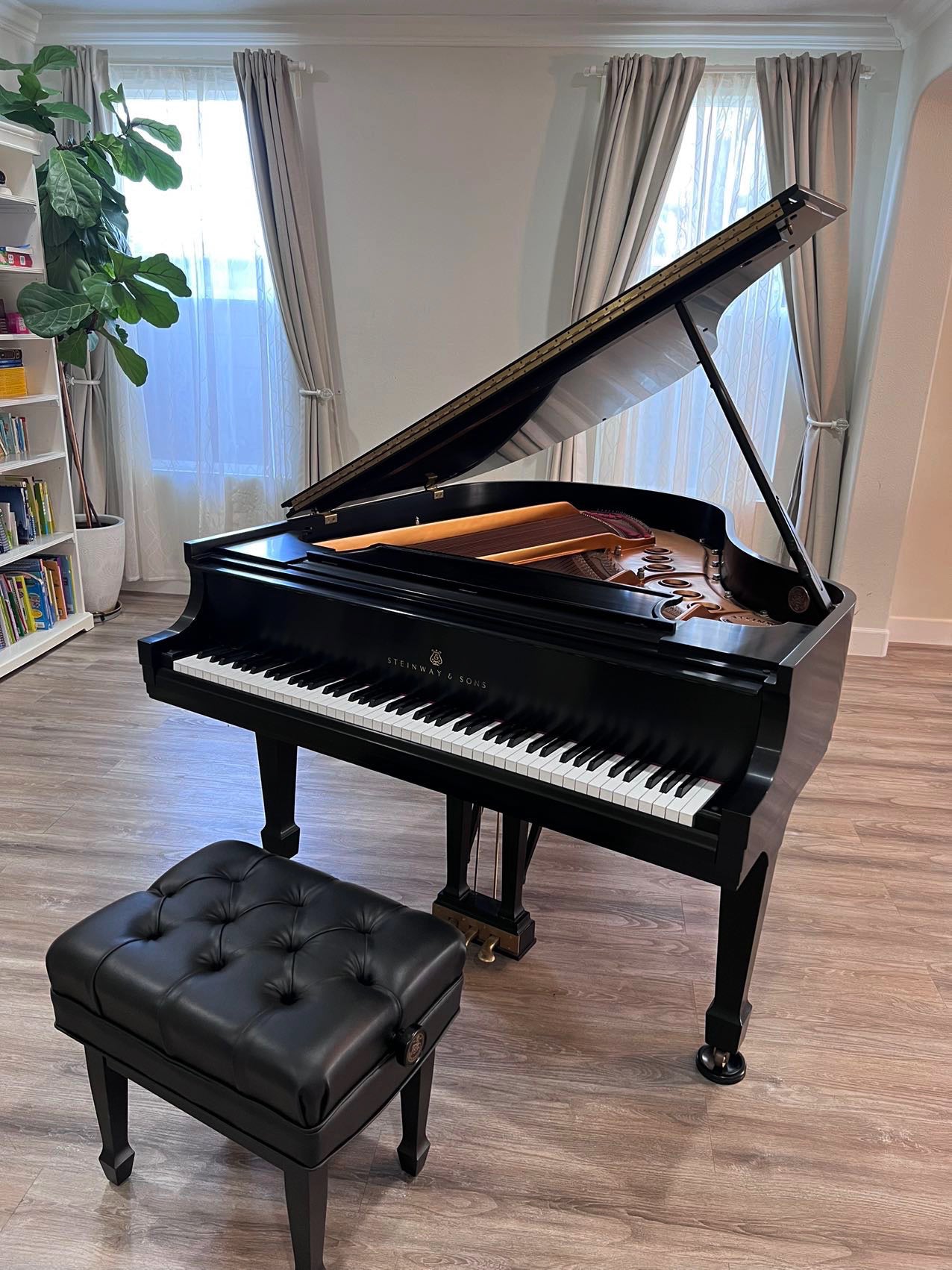 2003 Steinway Model M | Ebony
