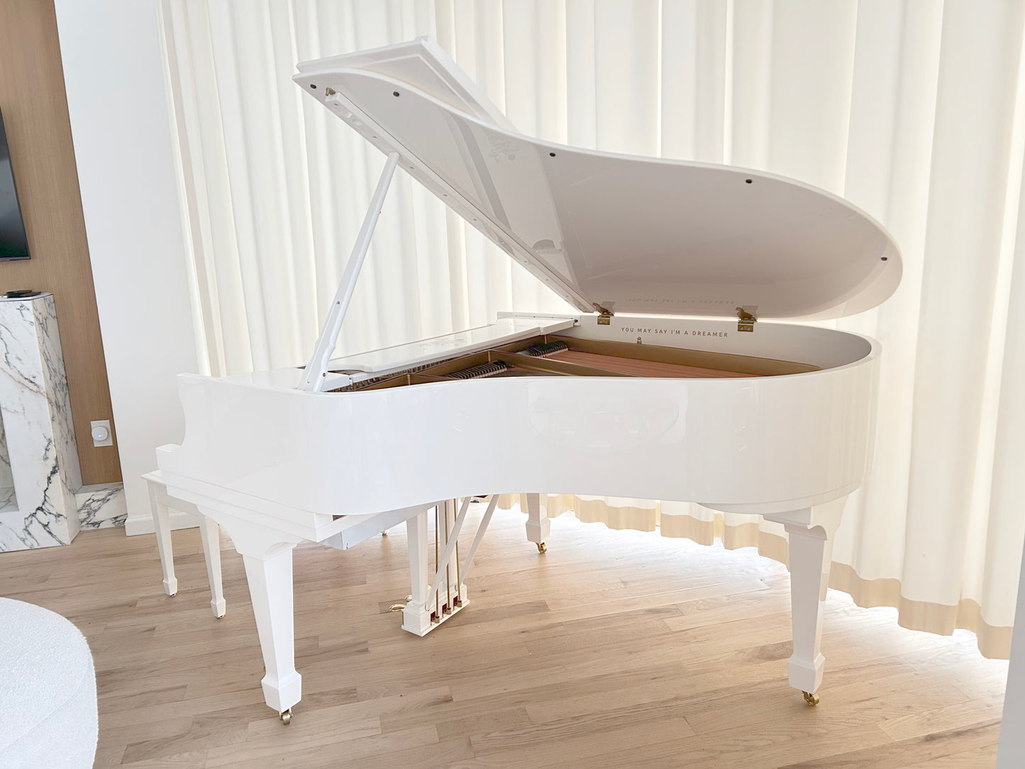 Rare John Lennon "Self Portrait" Steinway Model O | Purchased New in 2011