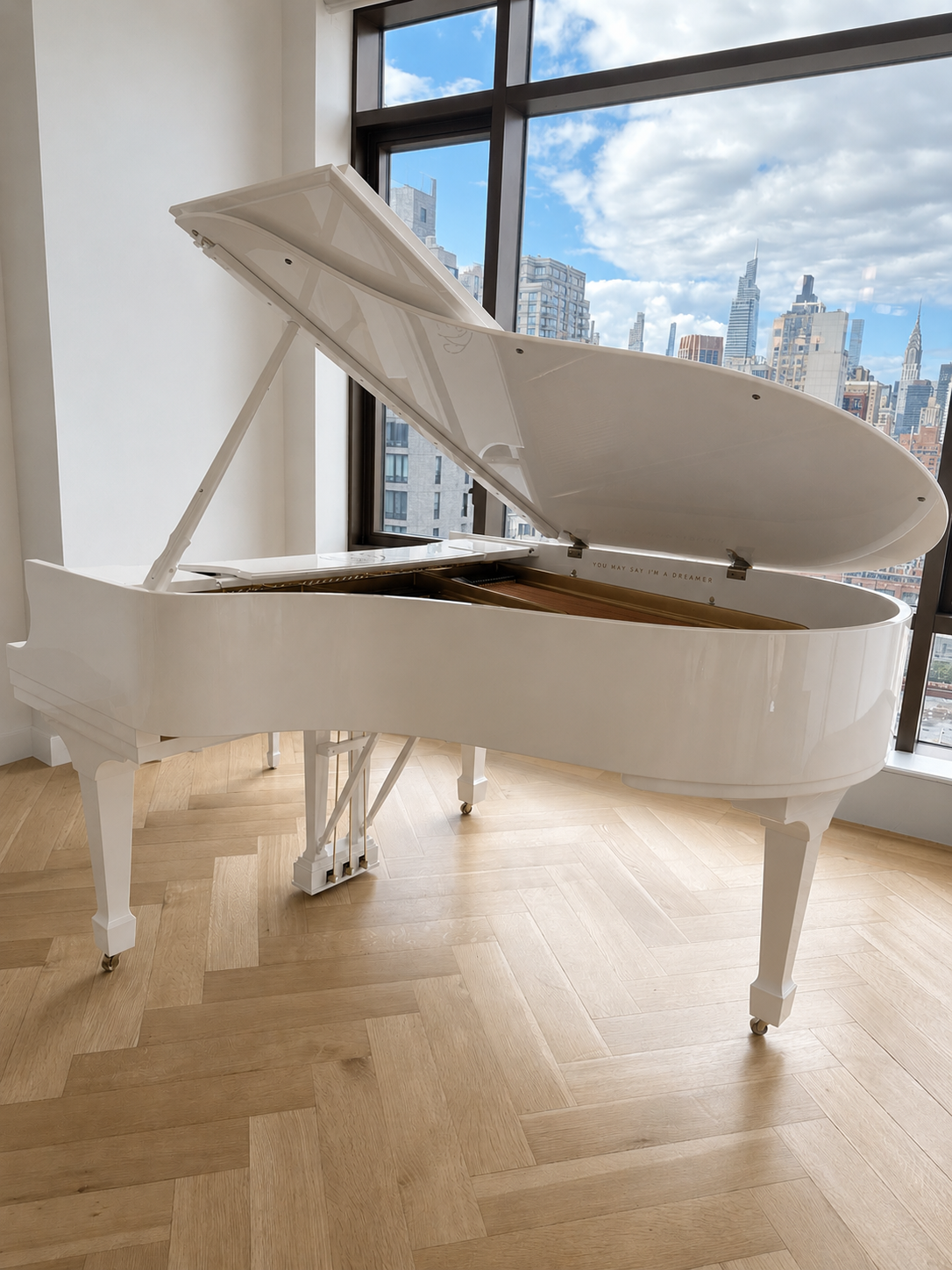 Rare John Lennon "Self Portrait" Steinway Model O | Purchased New in 2011