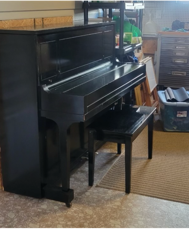 1963 Steinway Upright | Model 1098 | Ebony