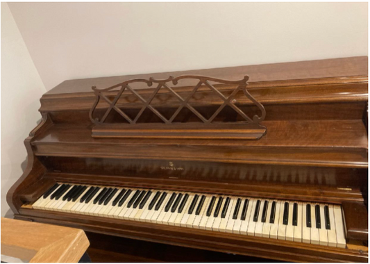 1948 Steinway Louis XV Upright | Walnut | Model 40