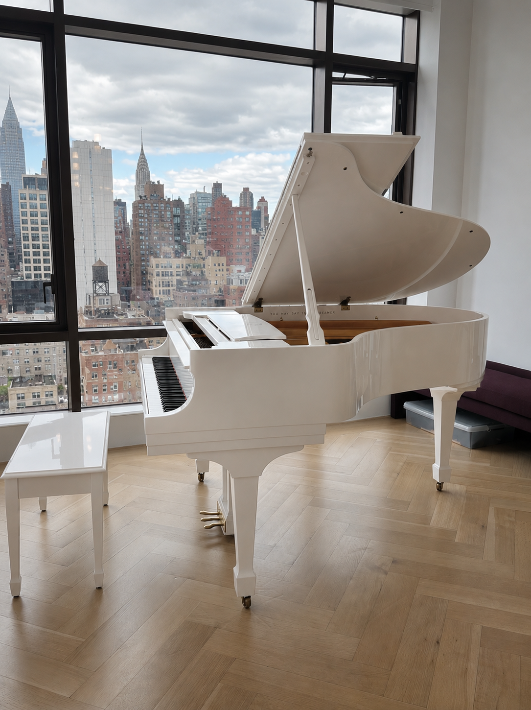 Rare John Lennon "Self Portrait" Steinway Model O | Purchased New in 2011