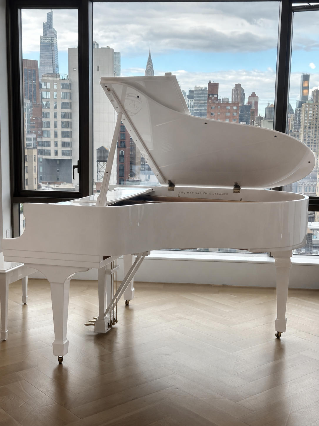 Rare John Lennon "Self Portrait" Steinway Model O | Purchased New in 2011