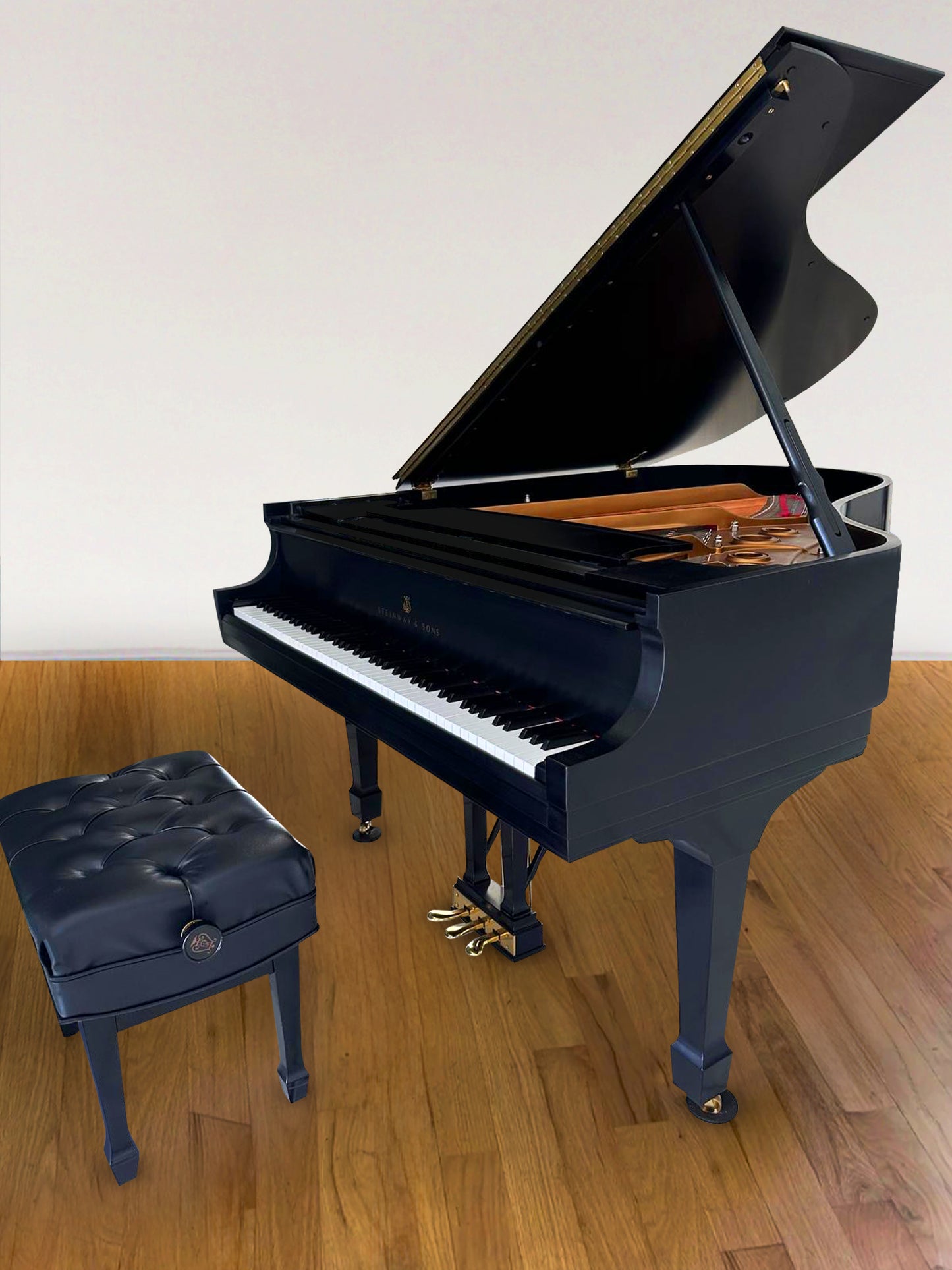 2005 Steinway Model L | Ebony | IPad Player System Similar to Spirio