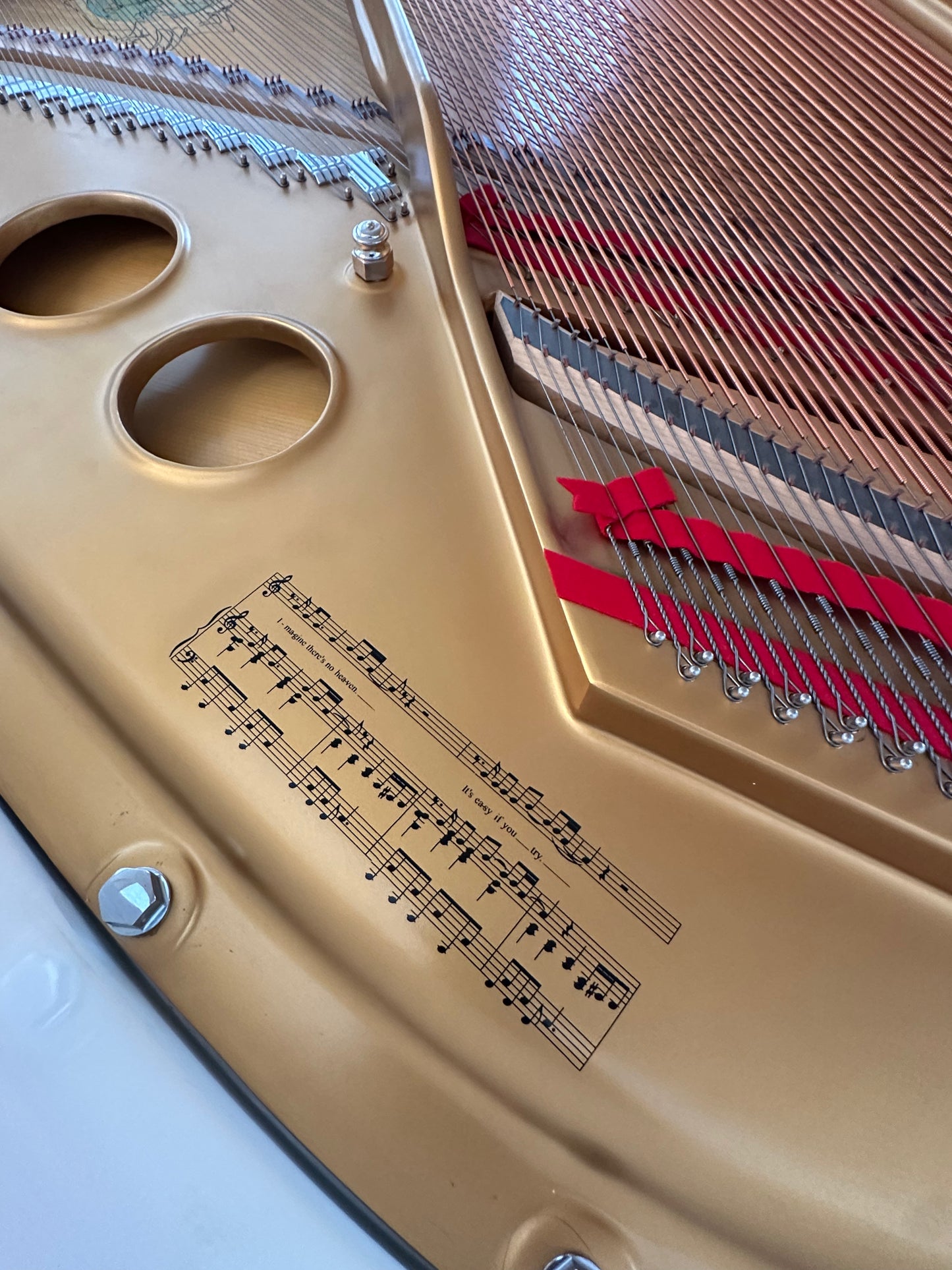 Rare John Lennon "Self Portrait" Steinway Model O | Purchased New in 2011